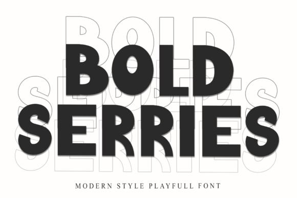 Bold Serries Font for Business Branding