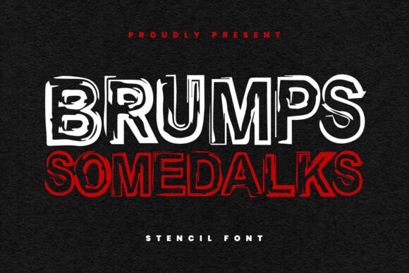 Brumps Somedalks: A Modern Display Font for Bold Editorial Design