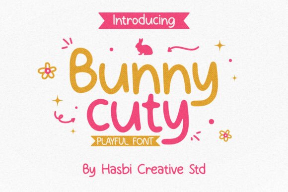 Bunny Cuty: A Playful Display Font for Editorial Charm