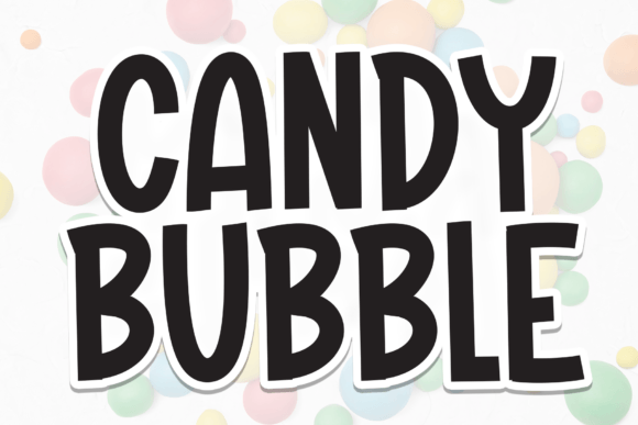 Candy Bubble Font Review