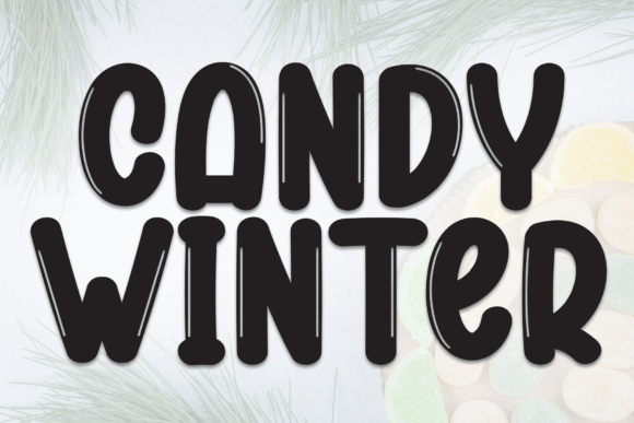 Candy Winter: The Shiny Display Font for Bold Campaigns