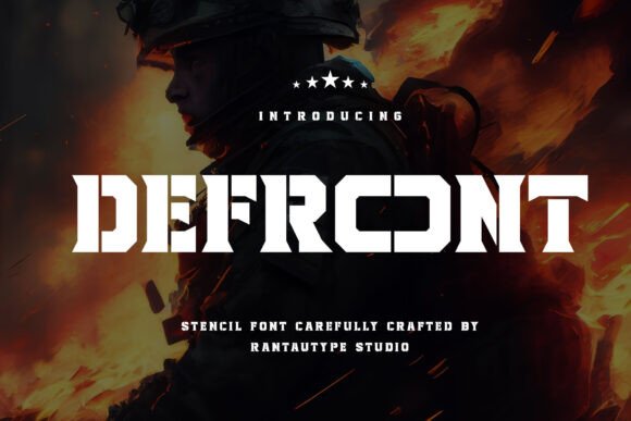 Defront: A Bold Display Font