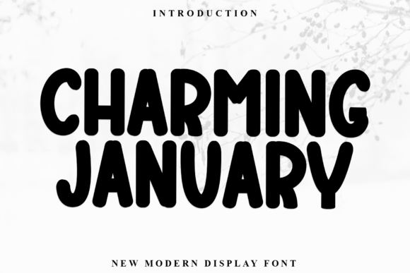 Designing Warm Brands with Charming January Typeface