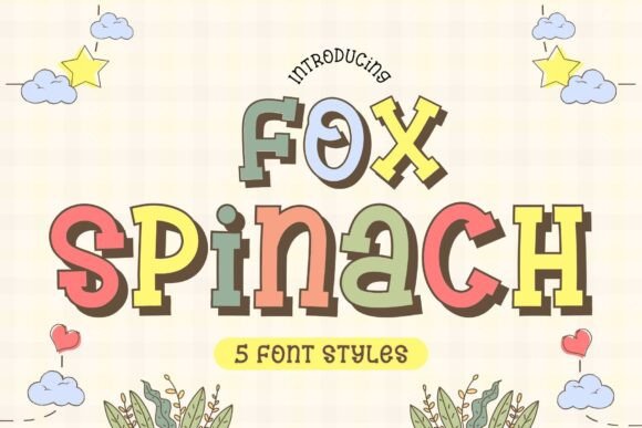 Fox Spinach Font for Creative Makers
