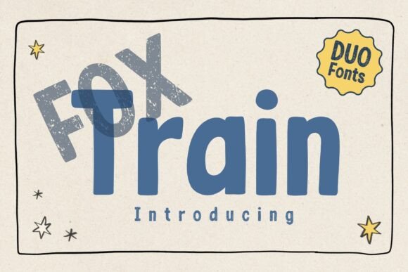Fox Train: A Font for Business Energy