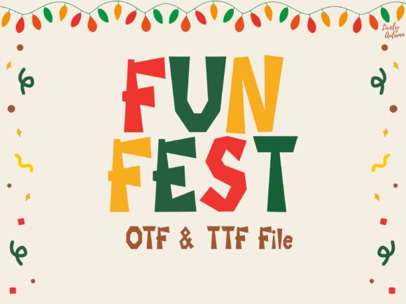 Funfest: The Playful Display Font for Memorable Branding