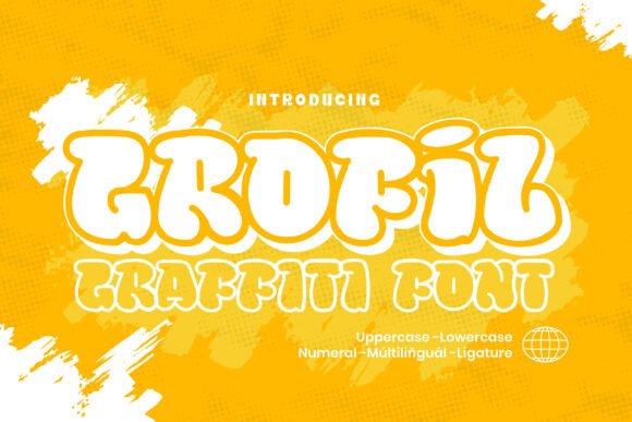 Grofil: A Bold Graffiti Font for Modern Editorial Design