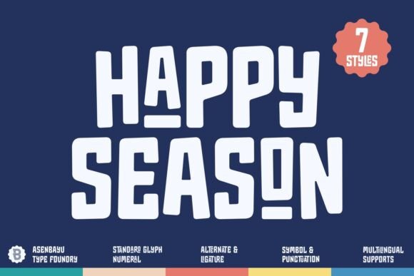 Happy Season Font for Business Branding