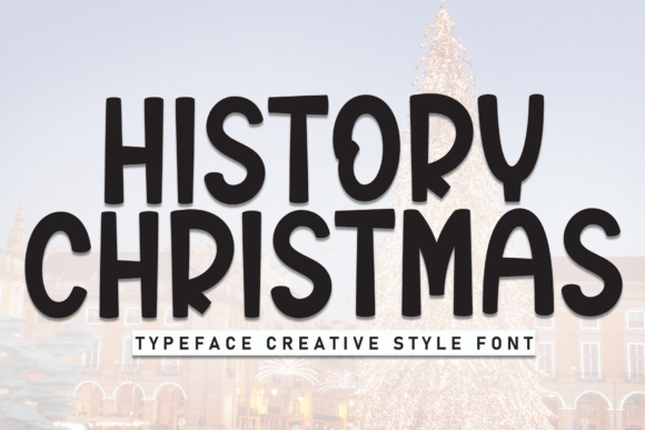 History Christmas Font for Holiday Branding