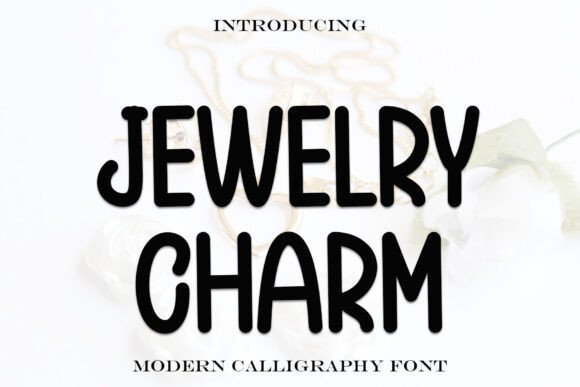 Jewelry Charm: A Playful Handwritten Display Font for Web Design