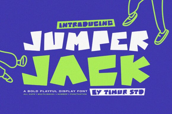 Jumper Jack Font: Bold & Playful