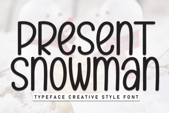Present Snowman Font Review