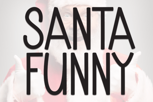 Santa Funny: A Whimsical Display Font for Warm Editorial Design