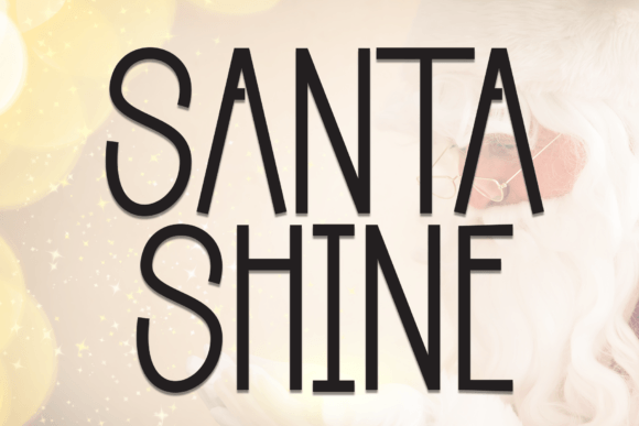 Santa Shine Font Review