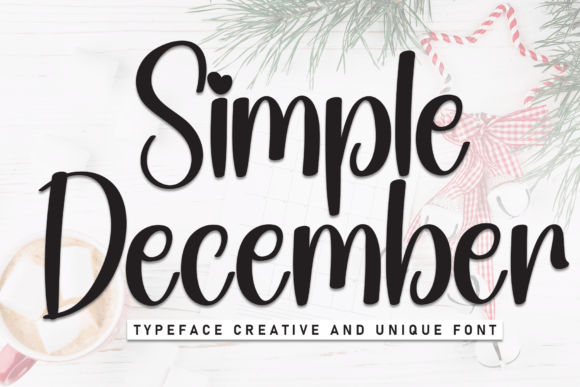 Simple December Font for Business Branding