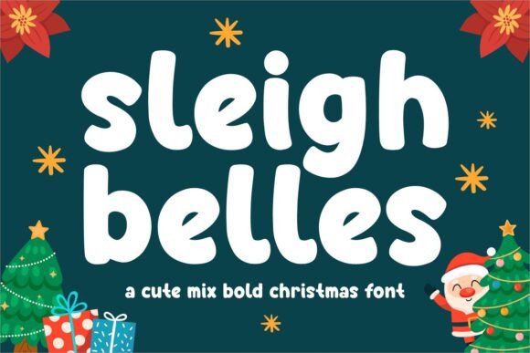 Sleigh Belles: The Cheerful Christmas Display Font for Makers