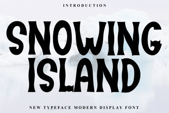 Snowing Island Font: A Warm Display Typeface for Web Design