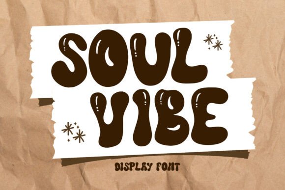 Soul Vibe: A Retro-Modern Display Font for Editorial Impact