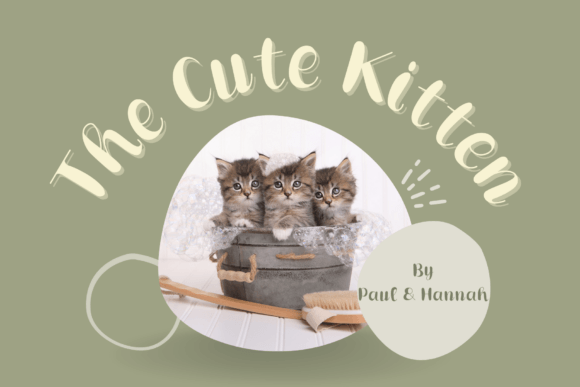 The Cute Kitten Font for Playful Campaigns