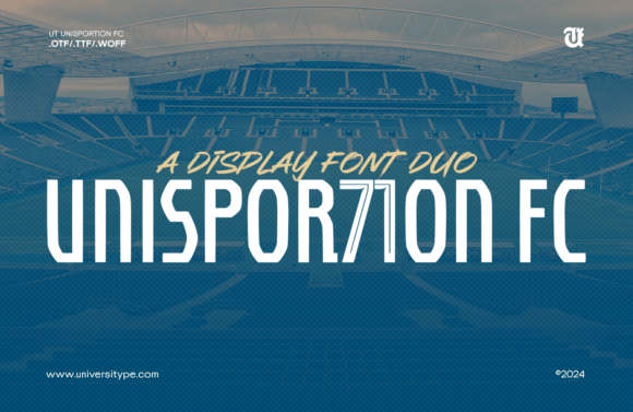 Unisportion: A Dynamic Display Font for Bold Branding