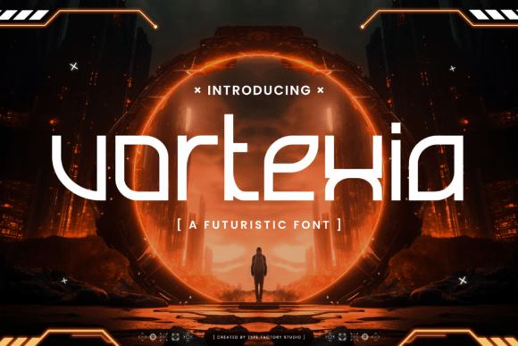 Vortexia: A Futuristic Font for Modern Brands