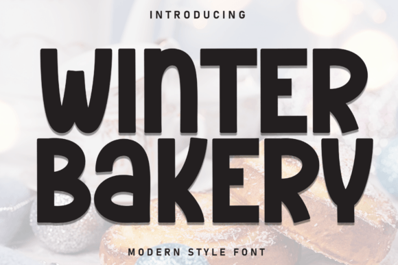 Winter Bakery Font: Bold Display Type for Web Headers