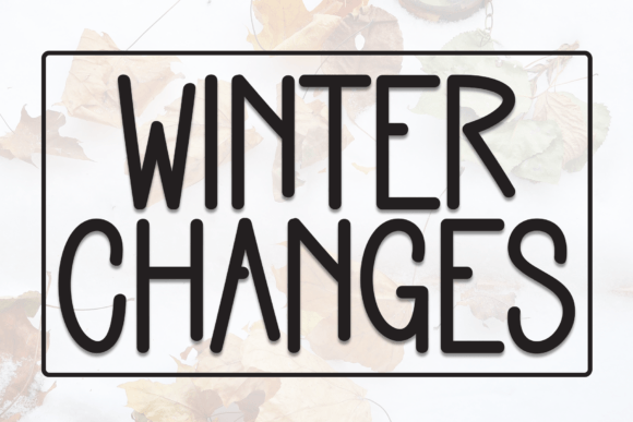 Winter Changes Font