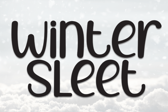 Winter Sleet Font: Handwritten Elegance